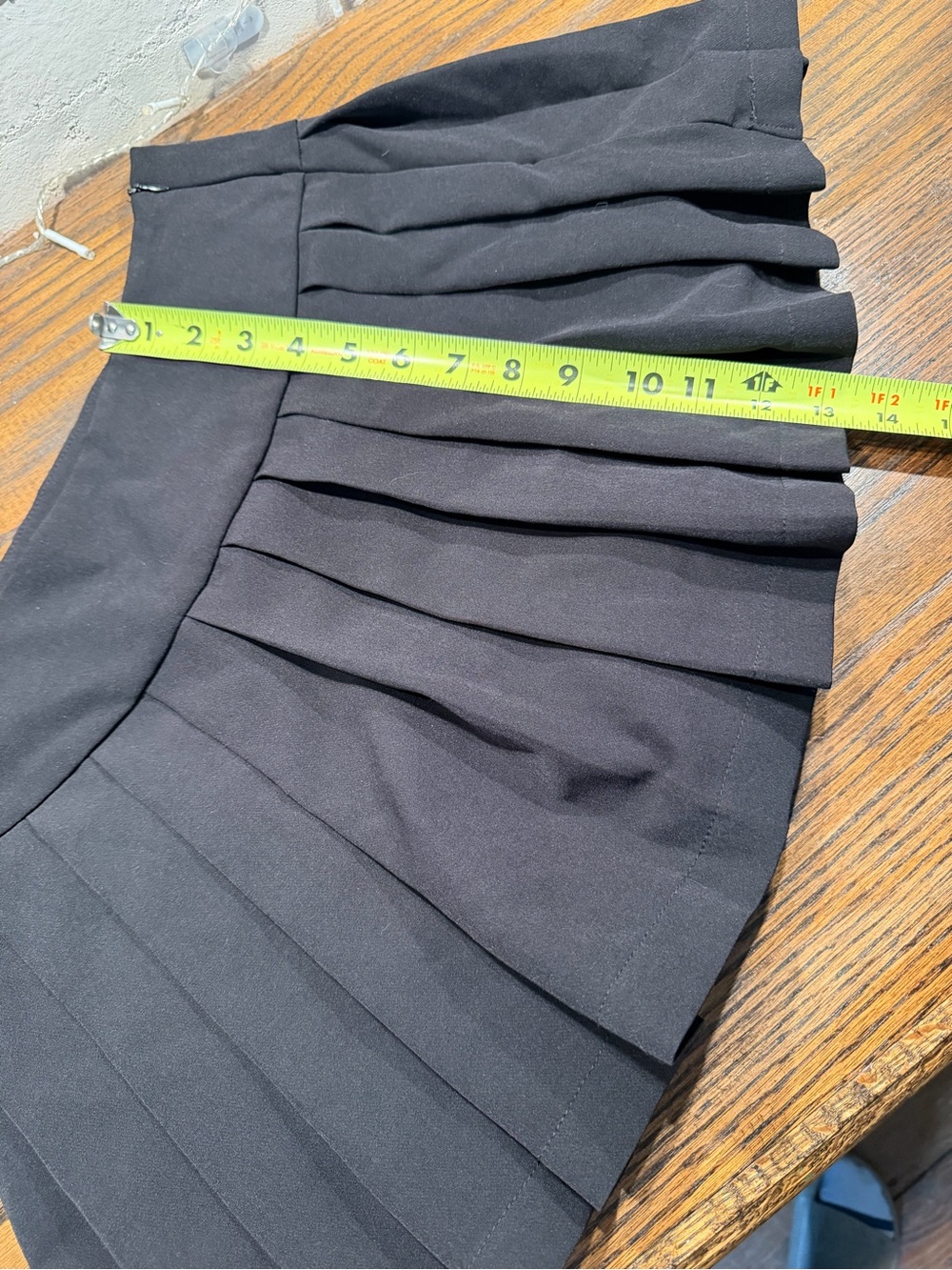 Emerson Lang Modern Pleated Mini Skirt in black - Picture 8 of 8